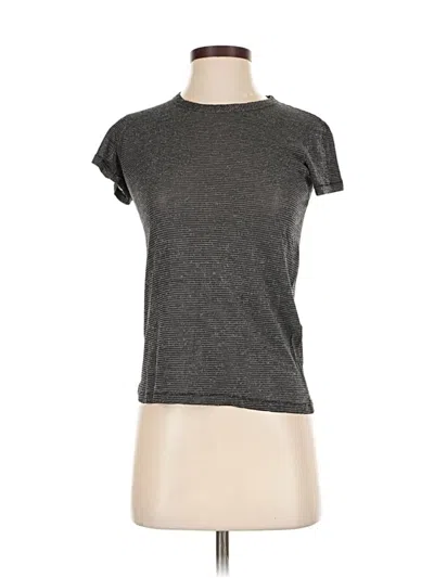 Pre-owned Rag & Bone Short Sleeve Top Gray Crew Neck Tops