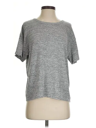 Pre-owned Rag & Bone Short Sleeve Top Gray Crew Neck Tops
