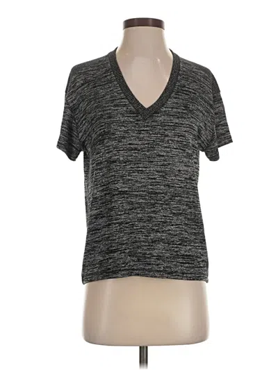 Pre-owned Rag & Bone Short Sleeve Top Gray V-neck Tops