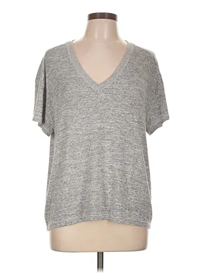 Pre-owned Rag & Bone Short Sleeve Top Gray V-neck Tops