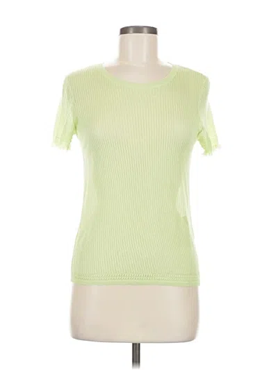 Pre-owned Rag & Bone Short Sleeve Top Green Crew Neck Tops