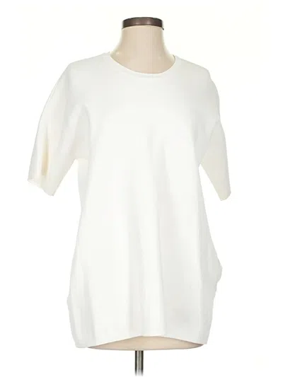 Pre-owned Rag & Bone Short Sleeve Top Ivory Crew Neck Tops In White