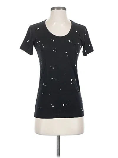 Pre-owned Rag & Bone Short Sleeve T-shirt In Black