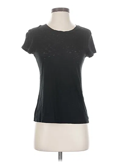 Pre-owned Rag & Bone Short Sleeve T-shirt In Black