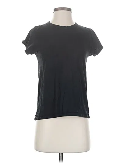 Pre-owned Rag & Bone Short Sleeve T-shirt In Black