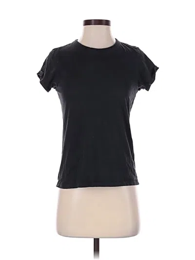 Pre-owned Rag & Bone Short Sleeve T-shirt In Black