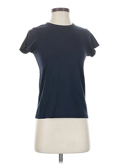 Pre-owned Rag & Bone Short Sleeve T-shirt In Blue