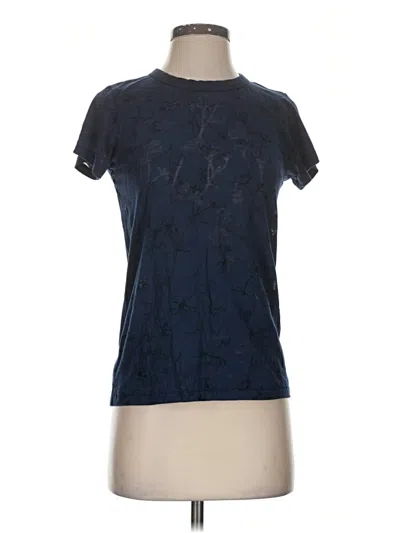 Pre-owned Rag & Bone Short Sleeve T-shirt In Blue