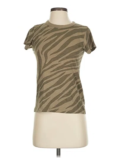 Pre-owned Rag & Bone Short Sleeve T-shirt In Brown