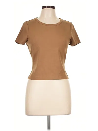 Pre-owned Rag & Bone Short Sleeve T-shirt In Brown