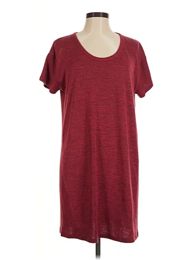 Pre-owned Rag & Bone Short Sleeve T-shirt In Burgundy