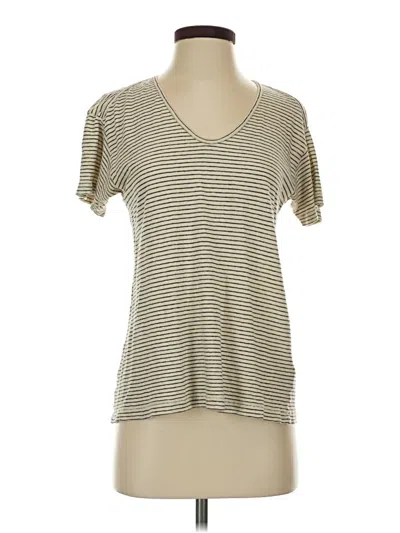 Pre-owned Rag & Bone Short Sleeve T-shirt In Ivory