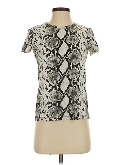 Pre-owned Rag & Bone Short Sleeve T-shirt In Ivory