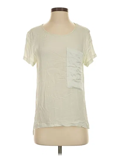 Pre-owned Rag & Bone Short Sleeve T-shirt In Ivory