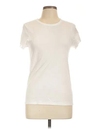Pre-owned Rag & Bone Short Sleeve T-shirt In Ivory