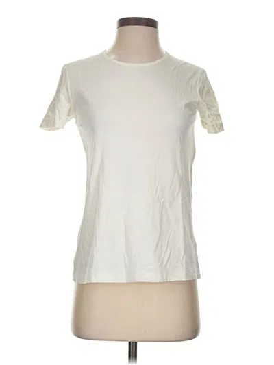 Pre-owned Rag & Bone Short Sleeve T-shirt In Ivory