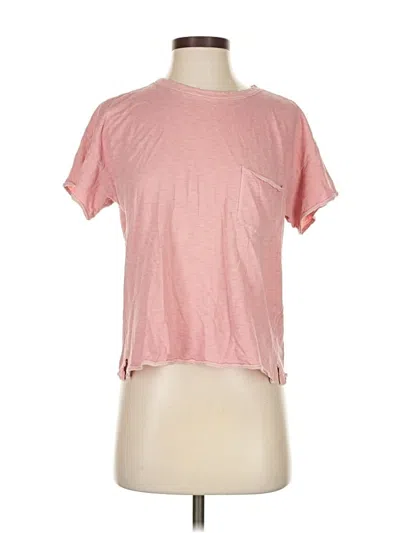 Pre-owned Rag & Bone Short Sleeve T-shirt In Pink