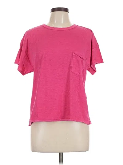 Pre-owned Rag & Bone Short Sleeve T-shirt In Pink