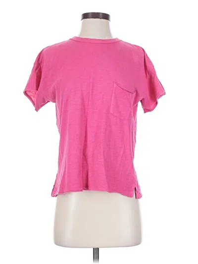 Pre-owned Rag & Bone Short Sleeve T-shirt In Pink
