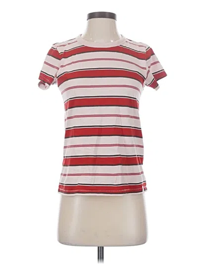 Pre-owned Rag & Bone Short Sleeve T-shirt In Red