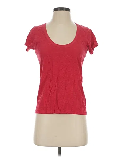 Pre-owned Rag & Bone Short Sleeve T-shirt In Red