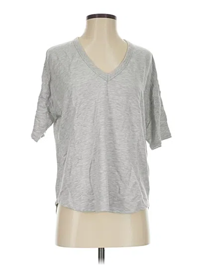 Pre-owned Rag & Bone Short Sleeve T-shirt In Silver