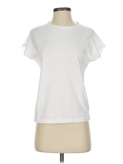 Pre-owned Rag & Bone Short Sleeve T-shirt In White