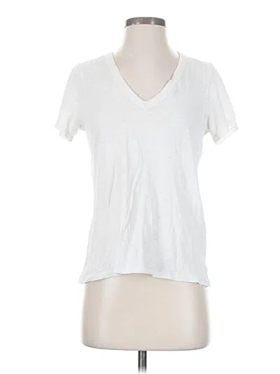 Pre-owned Rag & Bone Short Sleeve T-shirt In White