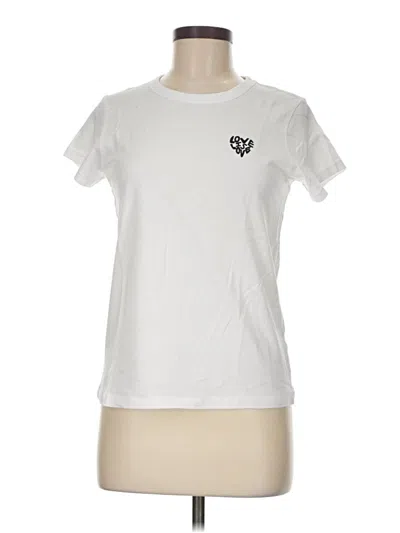 Pre-owned Rag & Bone Short Sleeve T-shirt In White