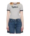 Rag & Bone Gray Mica Ringer T-shirt