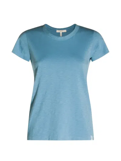 Rag & Bone Short-sleeve T-shirt In Blue