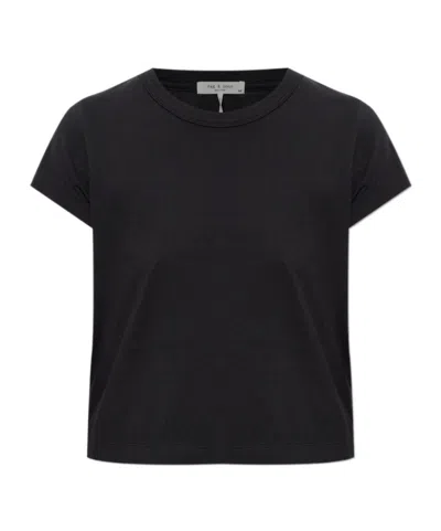 Rag & Bone Short-sleeved T-shirt In Black