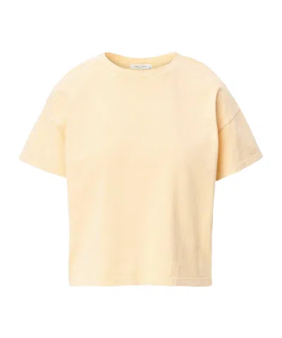 Rag & Bone Short-sleeved T-shirt In Gold