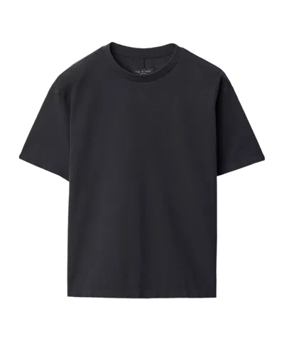 Rag & Bone Short-sleeved T-shirt In Black
