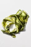Rag & Bone Silk Hair Scarf In Green
