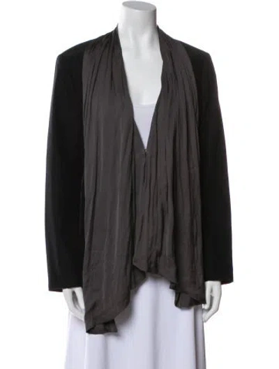 Pre-owned Rag & Bone Silk Jacket In Black