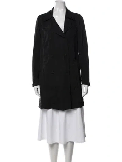 Pre-owned Rag & Bone Silk Trench Coat In Black