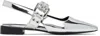 Rag & Bone Silver Astra Slingback Slippers In Slvr