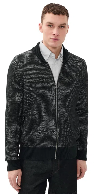 Rag & Bone Simon Knit Bomber Jacket Nvymt