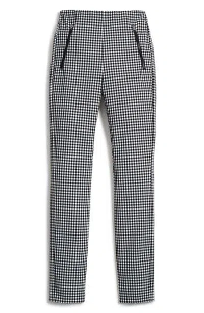 Rag & Bone Simone Gingham Slim Crop Pants