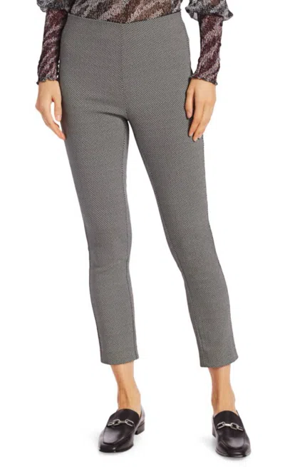 Rag & Bone Simone Herringbone Pants In Gray