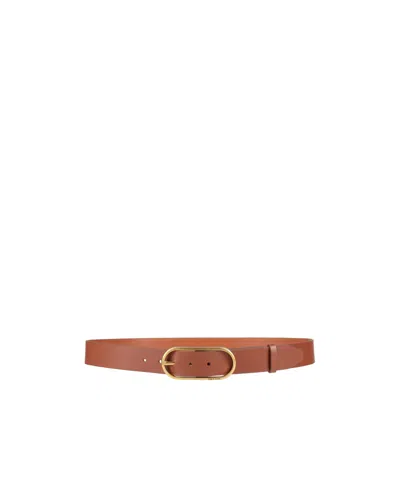 Rag & Bone Simple And Pure Color Belt In Brown