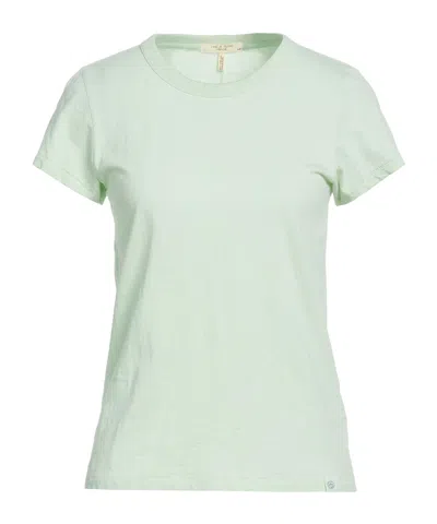 Rag & Bone Simple Solid Basic Tee In Green