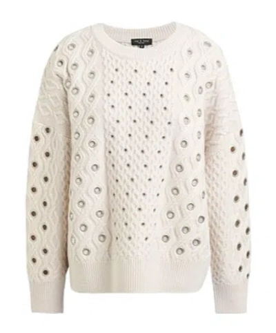 Rag & Bone Simple Solid-color Sweater In White