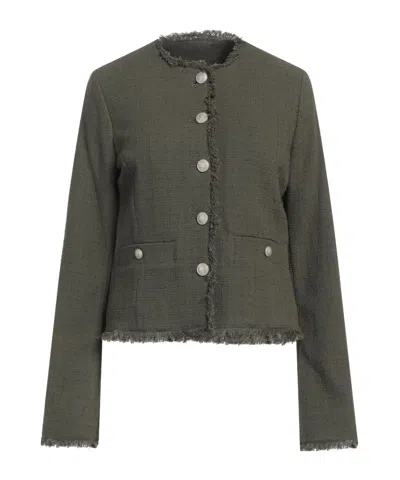 Rag & Bone Simple Tweed Jacket In Green