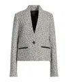 Rag & Bone Single-breasted Blazer In Gray