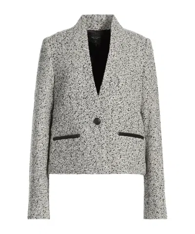 Rag & Bone Single-breasted Blazer In Gray