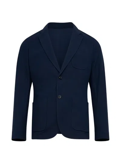 Rag & Bone Skeleton Two-button Single-breasted Blazer In Blue