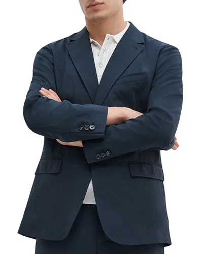 Rag & Bone Skeleton Wool Blazer In Blue