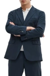 Rag & Bone Skeleton Wool Blazer In Blue